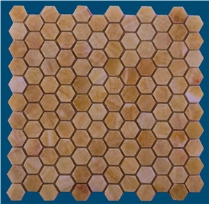 Honey Onyx Mosaic, Yellow Onyx Mosaic