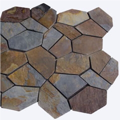 Natural Salte Flagstone on Mesh