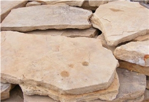 Natural Salte Flagstone on Mesh, Yellow Slate Flagstone
