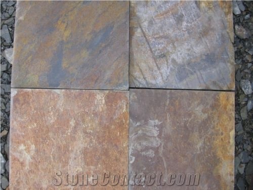 Outdoor Decoratio Material, China Grey Slate Slabs & Tiles