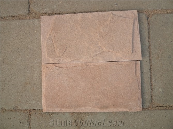 Pink Quartzite Mushroom Stone,Wall Stone