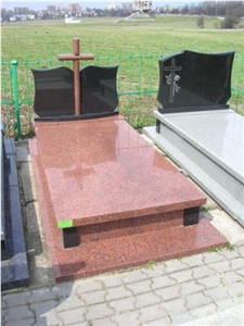 Poland Balck Granite Tombstone, Black Granite Tombstone