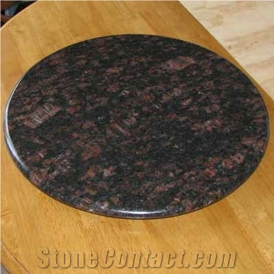 Granite Lazy Susan Tan Brown, Tan Brown Granite Tabletops