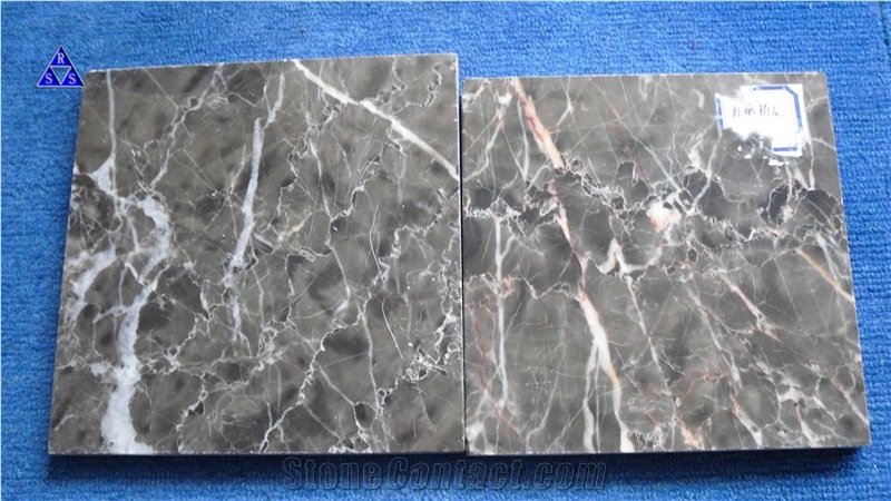 China Cheap Grey Stone Hang Grey Marble Tile