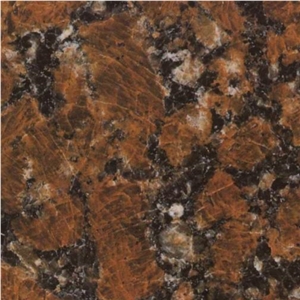Rosso Santiago Dark Granite Slabs & Tiles