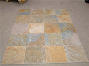 Slate Flooring Paving Tile,China Yellow Slate