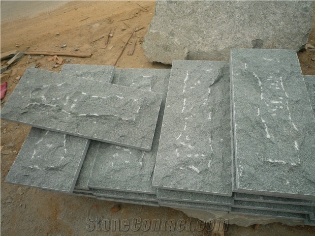 G612 Granite Natural Wall Stone, China Green Granite Mushroom Stone