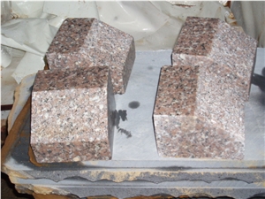 G648 ZhangPu Red Granite Cobble