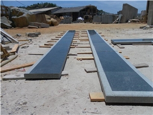G612 Granite,Zhangpu Green,Padang Green Slabs, China Green Granite Stairs,Steps