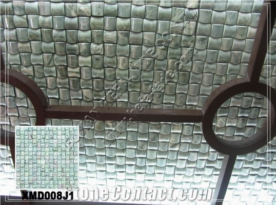 Green Huaan Jade Mosaic Tile(XMD008J1), Hua an Jade Green Marble Mosaic