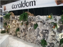 Coral Stone Green Wall, Coral Stone/Shell Stone Green Coral