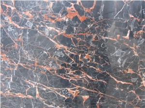 Red Marquina Marble Slab,China Black Marble