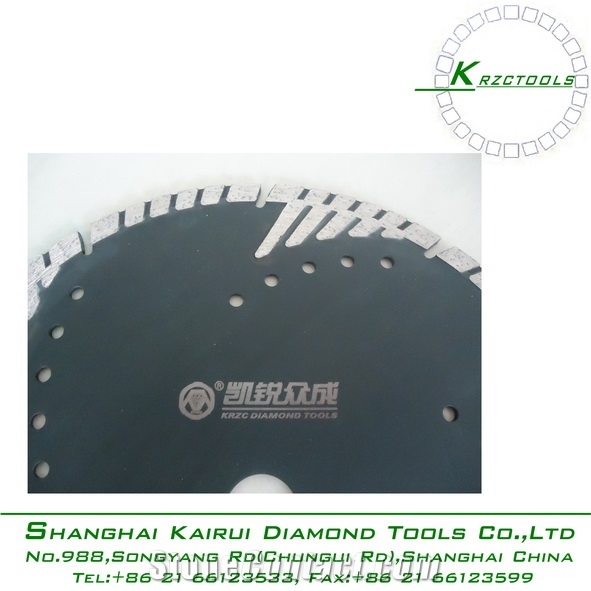 Hot Press Diamond Saw Blade with Wave Protected Te