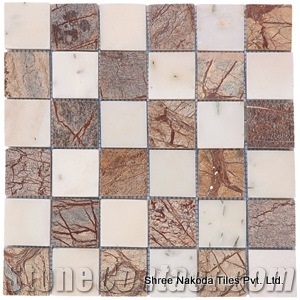 Borneo Wenge Marble Mosaic