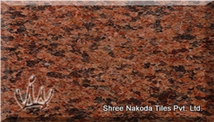 Bruno Red Granite Slabs & Tiles, India Red Granite