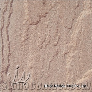 D Pink Sandstone Tile, India Pink Sandstone