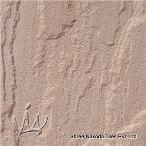 D Pink Sandstone Tile, India Pink Sandstone