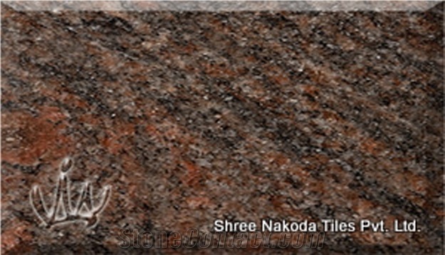 English Teak Brown Granite Tile, India Brown Granite