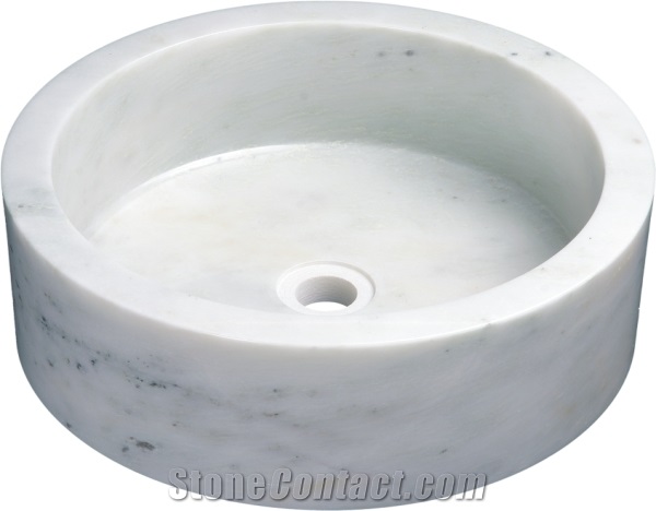 India White Marble Sinks, Basins
