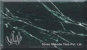 Spider Green Marble Tile, India Green Marble