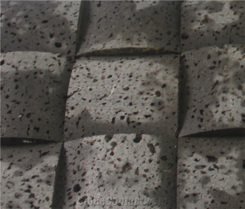 Volcanics Stone Mosaic, Black Basalt Mosaic