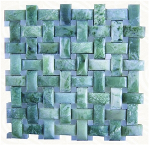 New Light Jade Marble Mosaic, Green Marble Mosaic