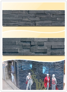 Black Slate Wall Panels