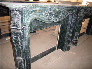 Green Marble Fireplace Mantel