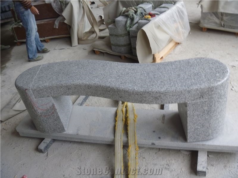 Chinese Granite Bench, Grey Granite Bench