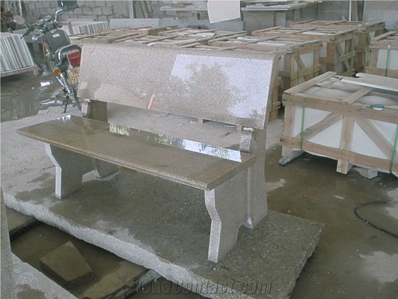 Chinese Granite Chair, Beige Granite Chair