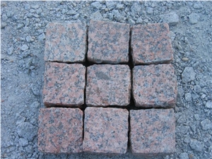 G562 Granite Cobble,China Red Granite Cobbles