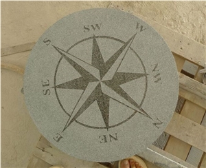 G654 Compass /Chinese Granite, China Black Granite Artifacts, Handcrafts