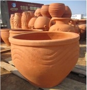 Terracotta Yumuri Red Limestone Pots