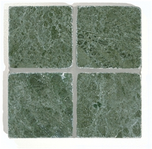 Verde Marble Tumbled Tile,India Green Marble