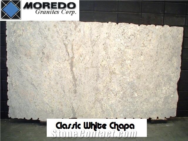 Classic White Granite Slab
