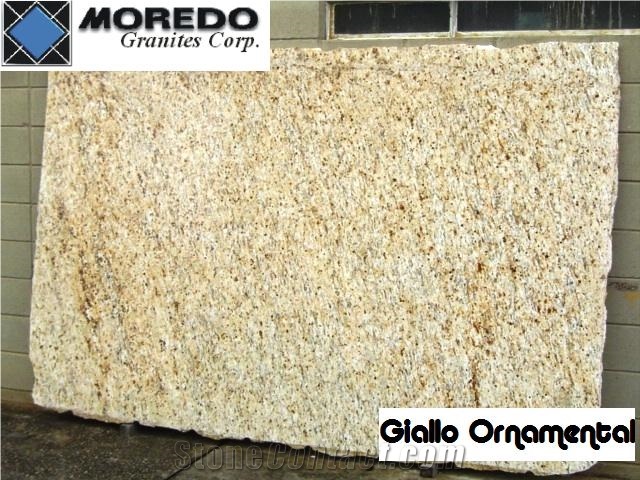 Giallo Ornamental Granite Slabbrazil Yellow Granite From Brazil 8397