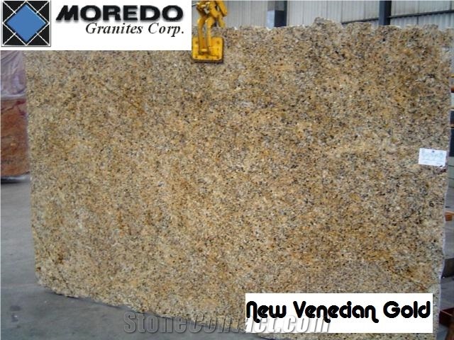 New Venetian Gold Granite Slab,Brazil Yellow Granite