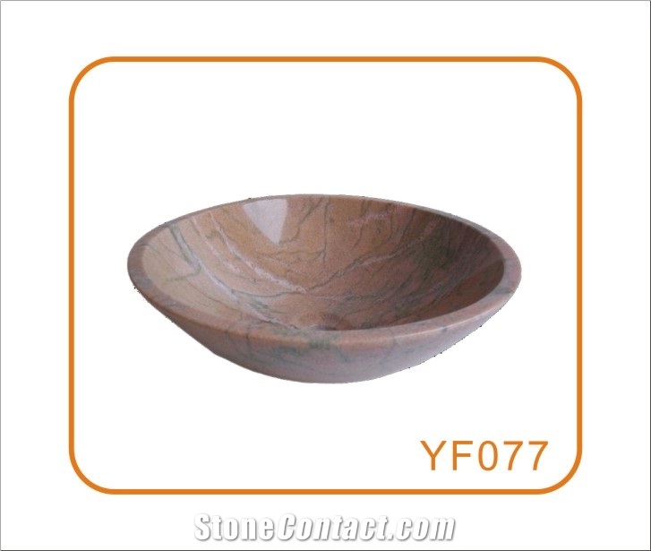 Red Marble Basin CT-YF077