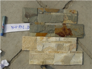Culture Stone Z Shape, Jiahuang Yellow Slate Cultured Stone
