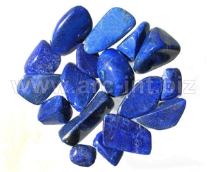 Natural Gemstones Lapis Lazuli Tumbles, Natural Lapis Lazuli Blue Stone Pebble, Gravel