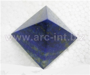 Natural Rock Lapis Lazuli Pyramids Gemstones Pyram, Natural Lapis Lazuli Blue Stone Home Decor