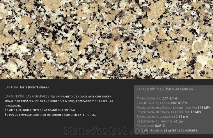 Gris Perla Crema Granite Tile, Spain Beige Granite