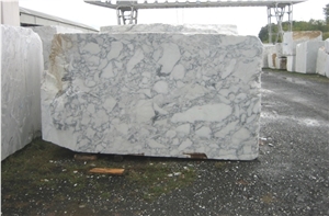 Arabescato Marble Block, Italy White Marble