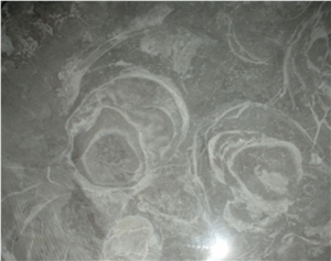 Overlord Flower Marble Steps, Grey Marble