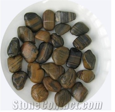 Decorative River Stones, Black Marble River Stones