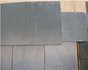 Durable Natural Slate Roof Tile, Grey Slate Roof Tile