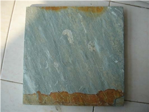 Flooring Stone, China Green Slate Slabs & Tiles