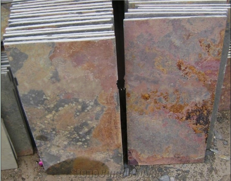 Flooring Stone, China Grey Slate Slabs & Tiles