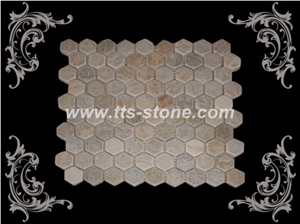Multicolor Slate Mosaic Slates, Beige Slate Mosaic
