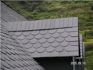 Natural Roofing Slate Tiles, Grey Slate Roof Tiles